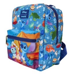 Mini Sac A Dos Nylon Disney - Stitch Camping Cuties