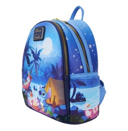 Mini Sac A Dos Disney - Lilo And Stitch Camping Cuties