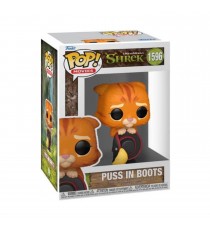 Figurine Shrek 30Th Anniv - Puss In Boots Chat Potté Pop 10cm