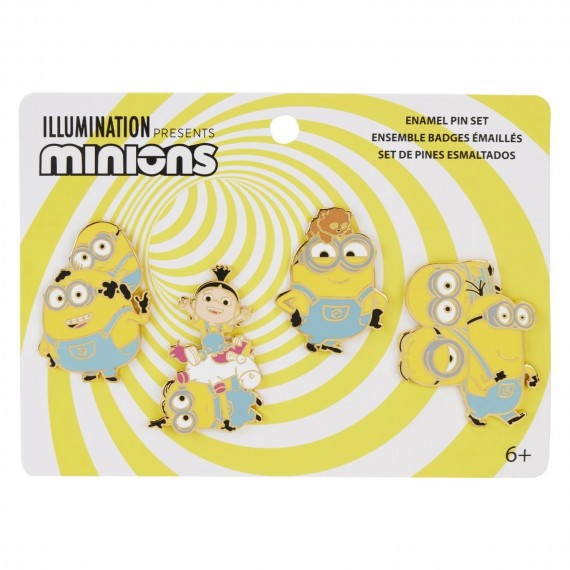 Set De 4 Pins Moi Moche Et Mechant - Minions