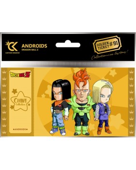 Golden Ticket Dragon Ball Z - Android C16 C17 C18