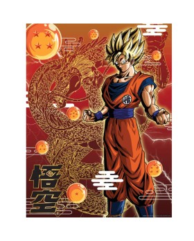 Golden Poster Dragon Ball Z - Super Saiyan Son Goku