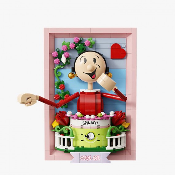 Set A Construire Popeye - Olive 3D Portrait 21cm