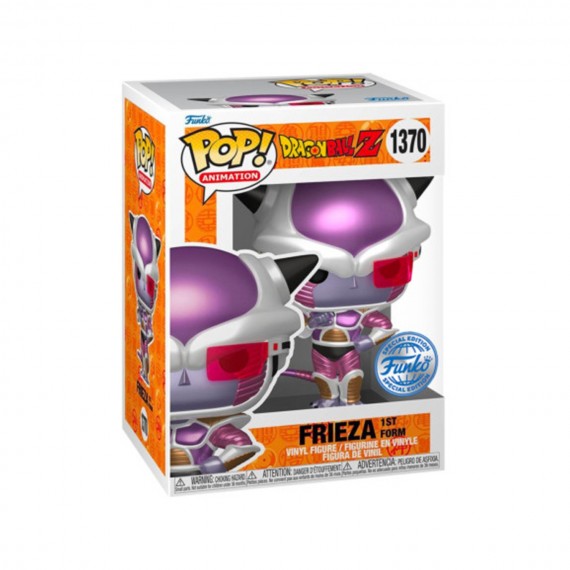 Figurine Dragon Ball Z - First Form Frieza Metallic Exclu Pop 10cm