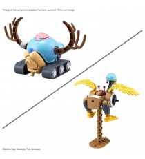 Maquette One Piece - 1&2 Chopper Tank & Chopper Wing Chopper Robot 9cm