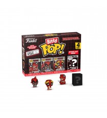 Figurine Marvel - 4-Pack Deadpool Dinopool Bitty Pop 2cm