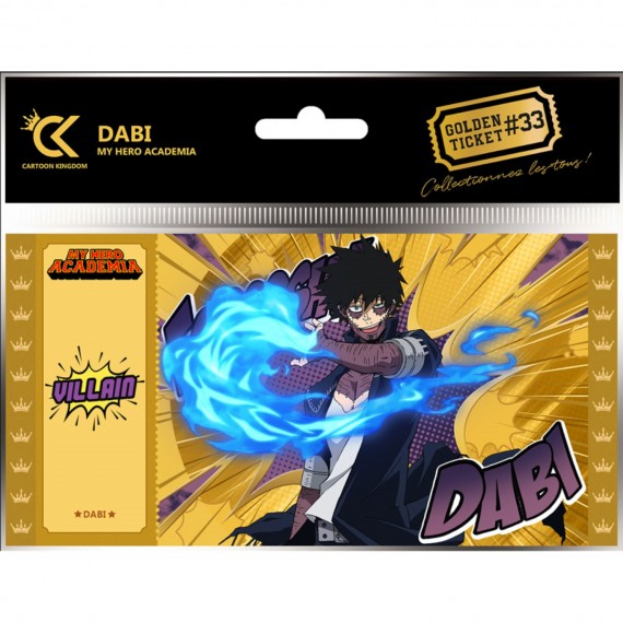 Golden Ticket My Hero Academia - V2 Dabi