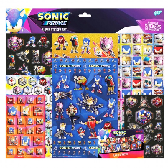 Stickers Sonic - Super Set