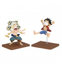 Figurine One Piece - Monkey D Luffy & Enel WCF Log Stories 7cm