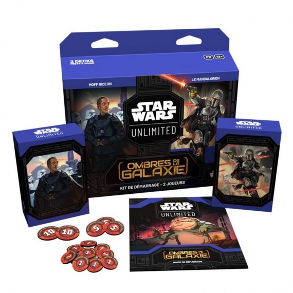 Kit De Demarrage 2 Joueurs Star Wars Unlimited - Ombres De La Galaxie