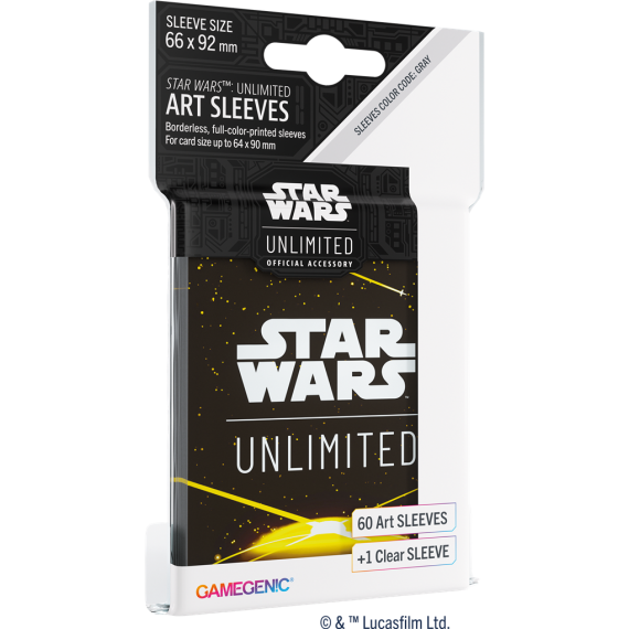 Sleeve Star Wars Unlimited - Card Back Yellow