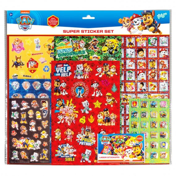 Stickers Paw Patrol Pat Patrouille - Super Set