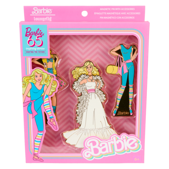 Set Pins Barbie - 65Th Anniversary Paper Doll Magnetic Pin