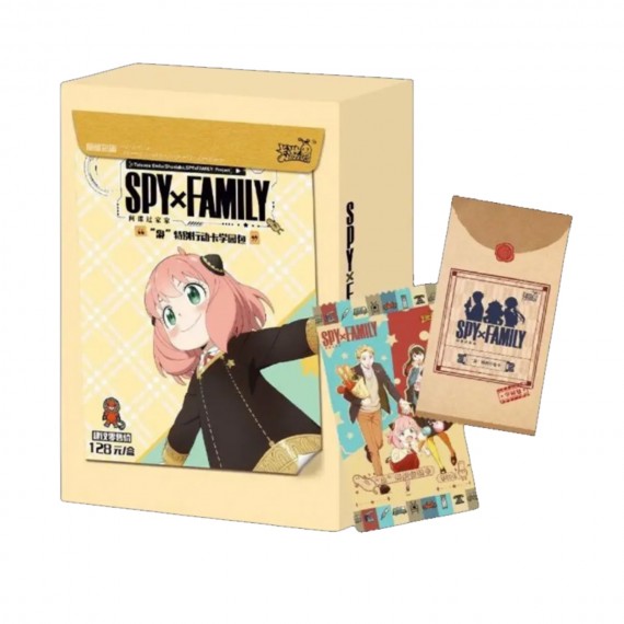 Trading Cards Spy X Family - Collector Card Display 4 Boosters 5 Cartes + 1 Booster special