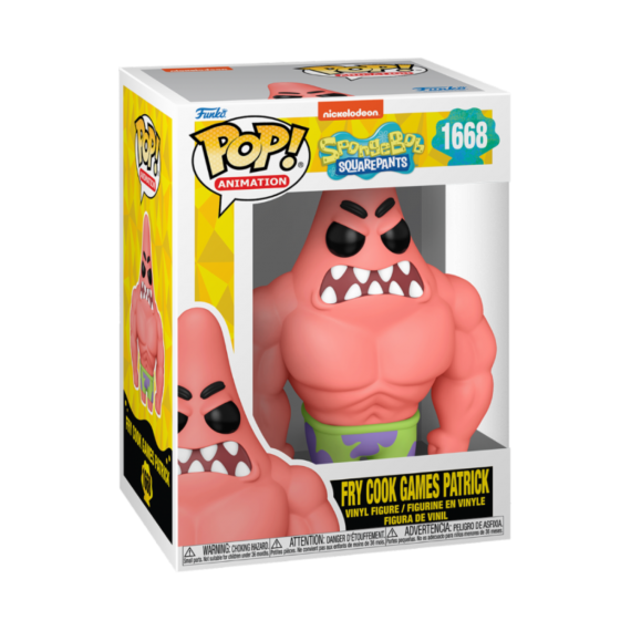 Figurine Bob L Eponge Spongebob 25Th Anniv - Patrick Muscles Pop 10cm