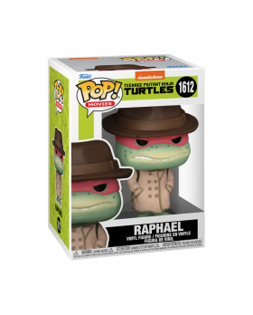 Figurine TMNT Tortues Ninja - Raphael Coat & Hat Pop 10cm