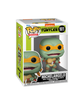 Figurine TMNT Tortues Ninja - Michelangelo Sausage Link Nunchucks Pop 10cm