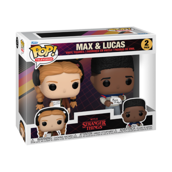 Figurine Stranger Things Pop S4 - Max & Lucas 2Pk Pop 10cm