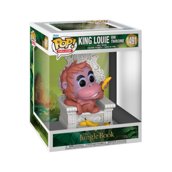 Figurine Disney Jungle Book - King Louie On Throne Pop Deluxe 18cm