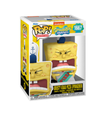 Figurine Bob L Eponge Spongebob 25Th Anniv - Bob Pizza Pop 10cm