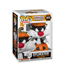 Figurine Looney Tunes Halloween - Sylvester Pumpkin Pop 10cm