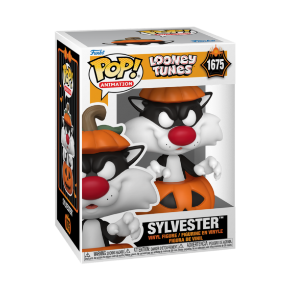 Figurine Looney Tunes Halloween - Sylvester Pumpkin Pop 10cm