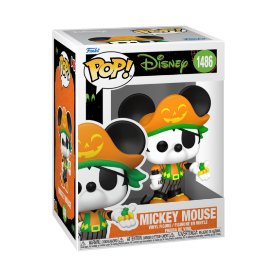 Figurine Disney - Halloween Pirate Mickey Pop 10cm