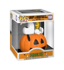 Figurine Snoopy Peanuts - Snoopy & Woodstock Pumpkin Deluxe Pop 18cm