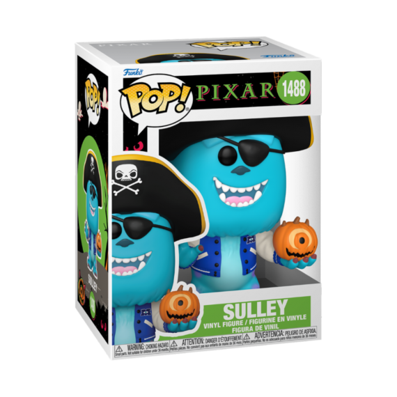 Figurine Disney - Pixar Halloween Monstres Et Cie Sully Pirate Pop 10cm