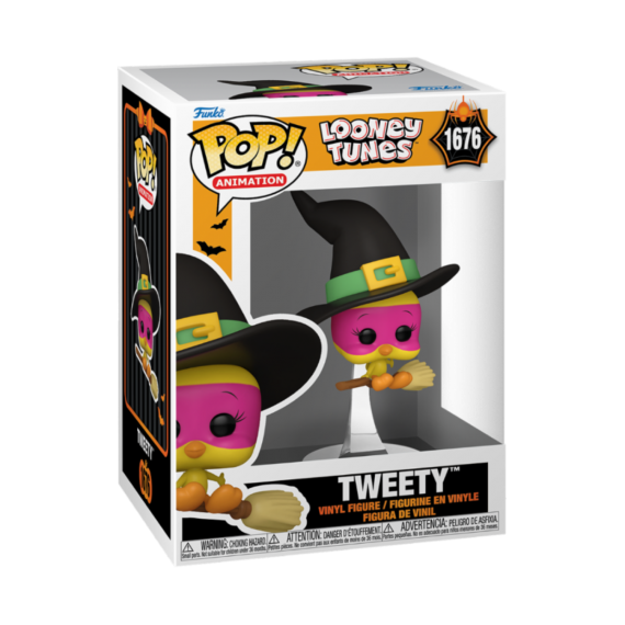 Figurine Looney Tunes Halloween - Tweety Witch Pop 10cm