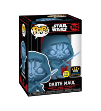 Figurine Star Wars Darkside - Darth Maul Holo Glow Pop 10cm