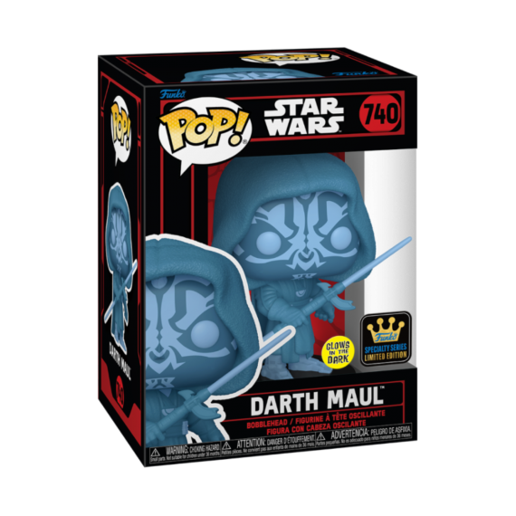 Figurine Star Wars Darkside - Darth Maul Holo Glow Pop 10cm