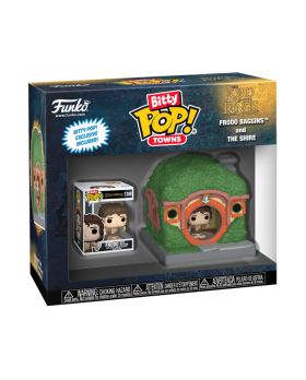 Figurine LOTR Le Seigneur Des Anneaux - Town Frodo At Shire Bitty Pop 6cm