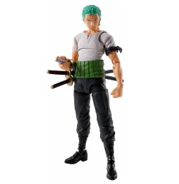 Figurine One Piece - Roronoa Zoro Romance Dawn SH Figuarts 15cm