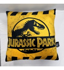 Coussin Jurassic Park - Caution Logo 45X45cm