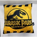 Coussin Jurassic Park - Caution Logo 45X45cm