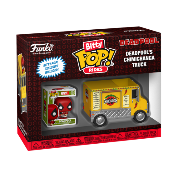 Figurine Marvel Deadpool - Deadpool Chimichanga Truck Bitty Pop 6cm