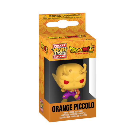 Porte Clé DBZ Dragon Ball Super - Orange Piccolo Pocket Pop 4cm