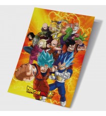 Poster 3D Dragon Ball Z - Universe Survival Heroes 40X60cm