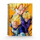 Cahier Spirale 3D Dragon Ball Z - Saiyans 15X21cm