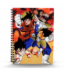 Cahier Spirale 3D Dragon Ball Z - Goku Vs Vegeta 30X21cm