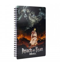 Cahier Attaque Des Titans - 3D Effet Titan