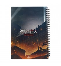 Cahier Attaque Des Titans - 3D Effet Titan