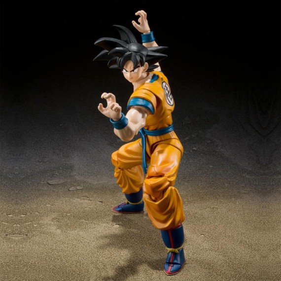 Figurine Dragon Ball Z Super - Son Goku Super Hero Sh Figuarts 14cm