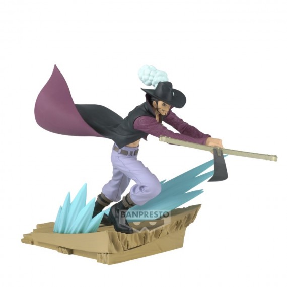 Figurine One Piece - Dracule Mihawk Senkozekkei 12cm