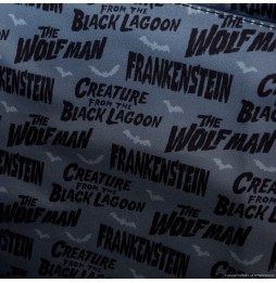 Sac A Main Universal Monster - Vintage Tv Triple Lenticular