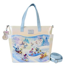 Sac à main convertible Disney - Mickey And Friends Winter Wonderland Scene