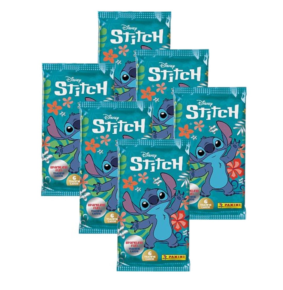 Trading Card Panini Disney - Stitch Blister 6 Pochettes + 1 Carte Ed Limitée