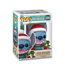 Figurine Disney - Stitch Holiday Stitch Lights Pop 10cm