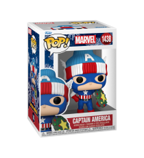 Figurine Marvel - Holiday 2024 Captain America Pop 10cm